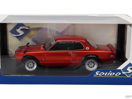 Nissan Skyline (KPGC10) Hakosuka Works 1970 1:18 Solido medená metalická