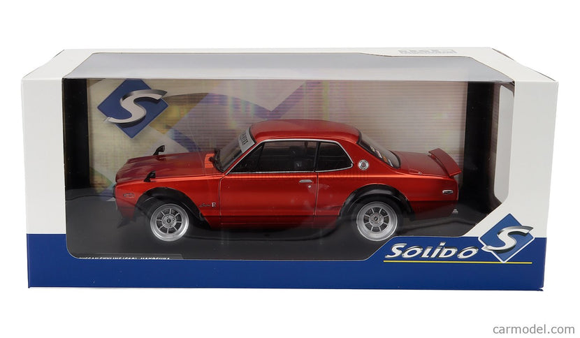 Nissan Skyline (KPGC10) Hakosuka Works 1970 1:18 Solido medená metalická