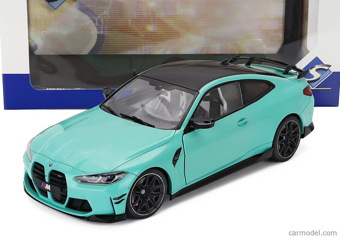 BMW 4-SERIES M4 Coupe Competition (G82) 2025 1:18 Solido tyrkysová