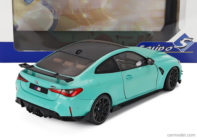 BMW 4-SERIES M4 Coupe Competition (G82) 2025 1:18 Solido tyrkysová
