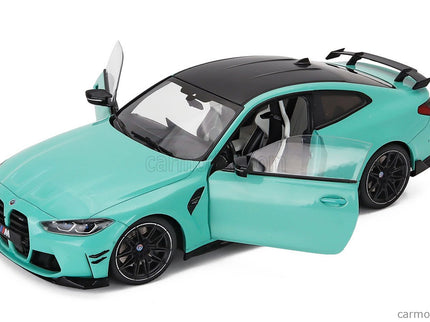 BMW 4-SERIES M4 Coupe Competition (G82) 2025 1:18 Solido tyrkysová