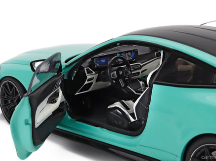 BMW 4-SERIES M4 Coupe Competition (G82) 2025 1:18 Solido tyrkysová
