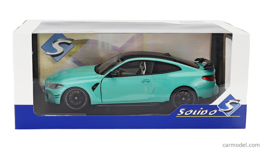 BMW 4-SERIES M4 Coupe Competition (G82) 2025 1:18 Solido tyrkysová