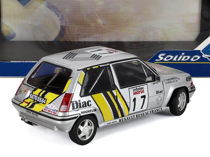 RENAULT | R5 SUPERCINQUE GT TURBO TEAM SIMON RACING N 17 RALLY TOUR DE CORSE 1989 ALAIN OREILLE - GILLES THIMONIER | SILVER