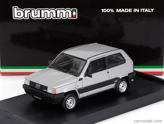 Fiat Panda 4x4 Supernova 1986 1:43 Brumm sivá - sivá metalická