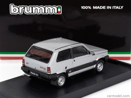 Fiat Panda 4x4 Supernova 1986 1:43 Brumm sivá - sivá metalická