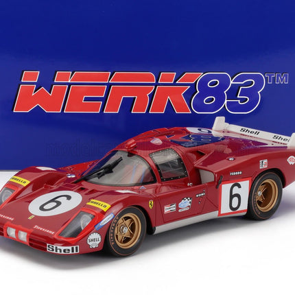 FERRARI | 512S 5.0L V12 LONG TAIL TEAM SEFAC SPA FERRARI N 6 24h LE MANS 1970 IGNAZIO GIUNTI - NINO VACCARELLA | RED