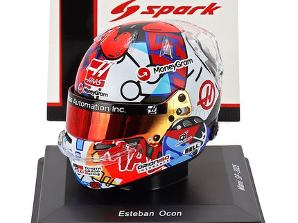 Bell Helmet Helma F1 Esteban Ocon Team Moneygram Haas N°31 Miami GP 2025 1:5 Spark Model rôzne farby