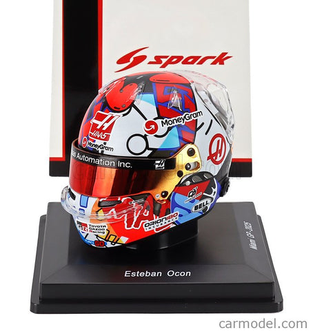 Bell Helmet Helma F1 Esteban Ocon Team Moneygram Haas N°31 Miami GP 2025 1:5 Spark Model rôzne farby