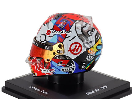 Bell Helmet Helma F1 Esteban Ocon Team Moneygram Haas N°31 Miami GP 2025 1:5 Spark Model rôzne farby