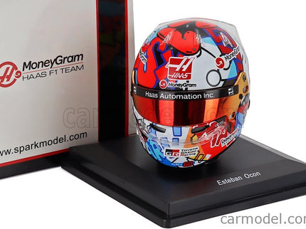 Bell Helmet Helma F1 Esteban Ocon Team Moneygram Haas N°31 Miami GP 2025 1:5 Spark Model rôzne farby
