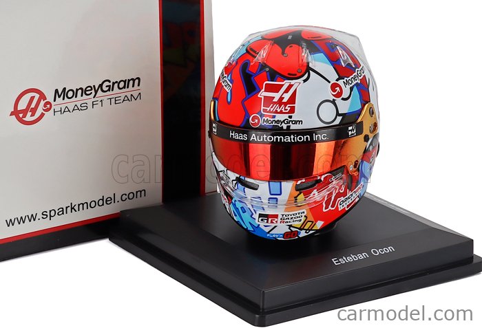 Bell Helmet Helma F1 Esteban Ocon Team Moneygram Haas N°31 Miami GP 2025 1:5 Spark Model rôzne farby