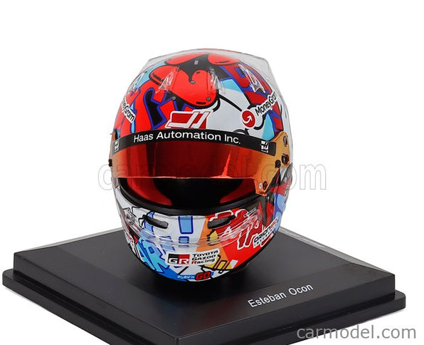 Bell Helmet Helma F1 Esteban Ocon Team Moneygram Haas N°31 Miami GP 2025 1:5 Spark Model rôzne farby