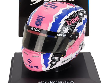 Bell Helmet Helma F1 Jack Doohan Team Bwt Alpine N°7 Sezóna 2025 1:5 Spark Model biela modrá ružová