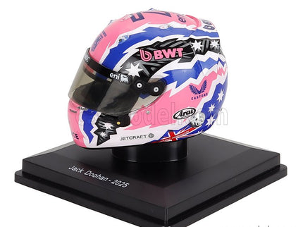 Bell Helmet Helma F1 Jack Doohan Team Bwt Alpine N°7 Sezóna 2025 1:5 Spark Model biela modrá ružová