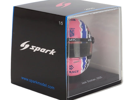 Bell Helmet Helma F1 Jack Doohan Team Bwt Alpine N°7 Sezóna 2025 1:5 Spark Model biela modrá ružová