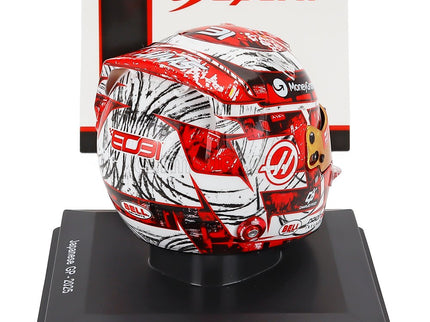 Bell Helmet Helma F1 Esteban Ocon Team Moneygram Haas N°31 China GP 2025 1:5 Spark Model červená biela