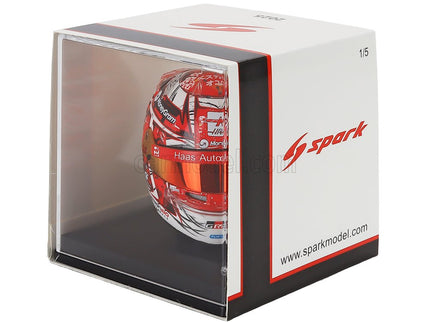 Bell Helmet Helma F1 Esteban Ocon Team Moneygram Haas N°31 China GP 2025 1:5 Spark Model červená biela