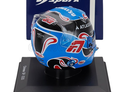 Bell Helmet Helma F1 Alex Albon Team Atlassian Williams Racing N°23 China GP 2025 1:5 Spark Model modrá čierna