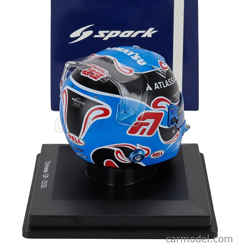 Bell Helmet Helma F1 Alex Albon Team Atlassian Williams Racing N°23 China GP 2025 1:5 Spark Model modrá čierna
