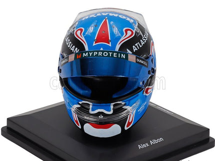 Bell Helmet Helma F1 Alex Albon Team Atlassian Williams Racing N°23 China GP 2025 1:5 Spark Model modrá čierna