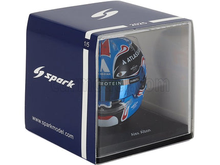 Bell Helmet Helma F1 Alex Albon Team Atlassian Williams Racing N°23 China GP 2025 1:5 Spark Model modrá čierna