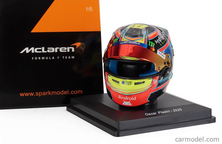 Bell Helmet Helma F1 Oscar Piastri Team Mclaren N°81 Sezóna 2025 1:5 Spark Model rôzne farby