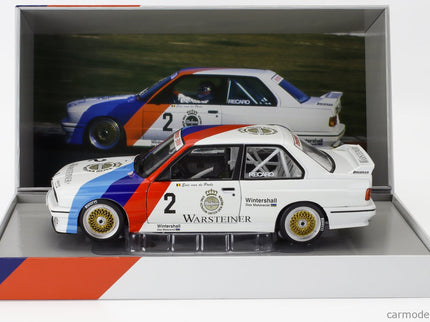 BMW 3-SERIES M3 (E30) Team Zakspeed Bmw N°2 Champion DTM Sezóna 1987 Eric Van De Poele 1:18 Werk83 biela modrá červená