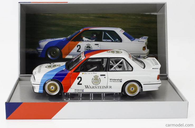 BMW 3-SERIES M3 (E30) Team Zakspeed Bmw N°2 Champion DTM Sezóna 1987 Eric Van De Poele 1:18 Werk83 biela modrá červená