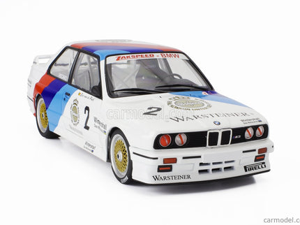 BMW 3-SERIES M3 (E30) Team Zakspeed Bmw N°2 Champion DTM Sezóna 1987 Eric Van De Poele 1:18 Werk83 biela modrá červená