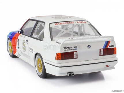 BMW 3-SERIES M3 (E30) Team Zakspeed Bmw N°2 Champion DTM Sezóna 1987 Eric Van De Poele 1:18 Werk83 biela modrá červená