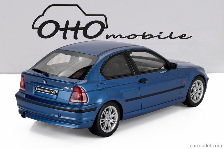BMW 3-SERIES 318 Ti Compact (E46) 2002 1:18 Otto Mobile modrá