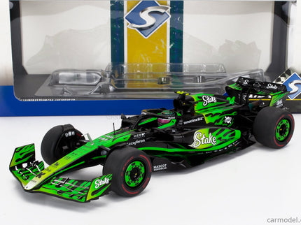 Sauber F1 C44 Team Stake Kick N°24 Las Vegas USA GP 2024 Zhou Guanyu 1:18 Solido zelená čierna