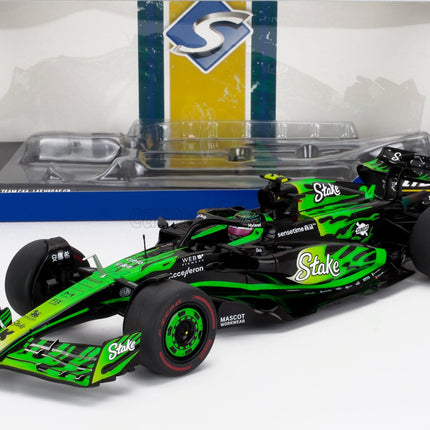 Sauber F1 C44 Team Stake Kick N°24 Las Vegas USA GP 2024 Zhou Guanyu 1:18 Solido zelená čierna