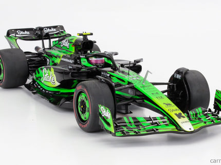 Sauber F1 C44 Team Stake Kick N°24 Las Vegas USA GP 2024 Zhou Guanyu 1:18 Solido zelená čierna