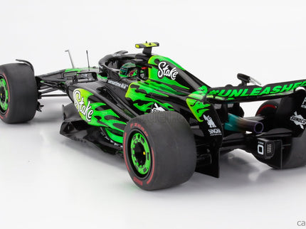 Sauber F1 C44 Team Stake Kick N°24 Las Vegas USA GP 2024 Zhou Guanyu 1:18 Solido zelená čierna