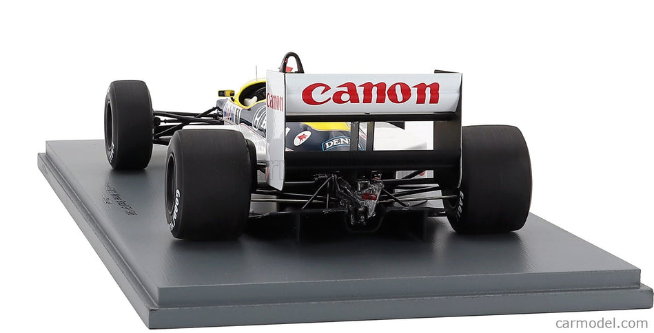 Williams F1 FW11 Honda Team Williams N°6 Víťaz Brazilian GP 1986 Nelson Piquet 1:18 Spark Model modrá žltá biela