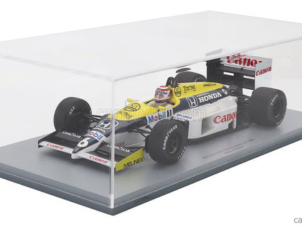 Williams F1 FW11 Honda Team Williams N°6 Víťaz Brazilian GP 1986 Nelson Piquet 1:18 Spark Model modrá žltá biela