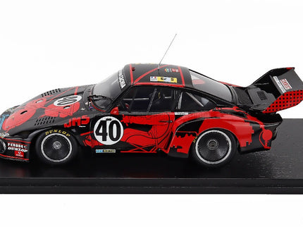 Porsche 935 2.9L F6 Turbo Team Jms Racing N°40 3. Miesto 24h Le Mans 1977 Claude Ballot Lena - Peter Gregg 1:18 Spark Model červená čierna