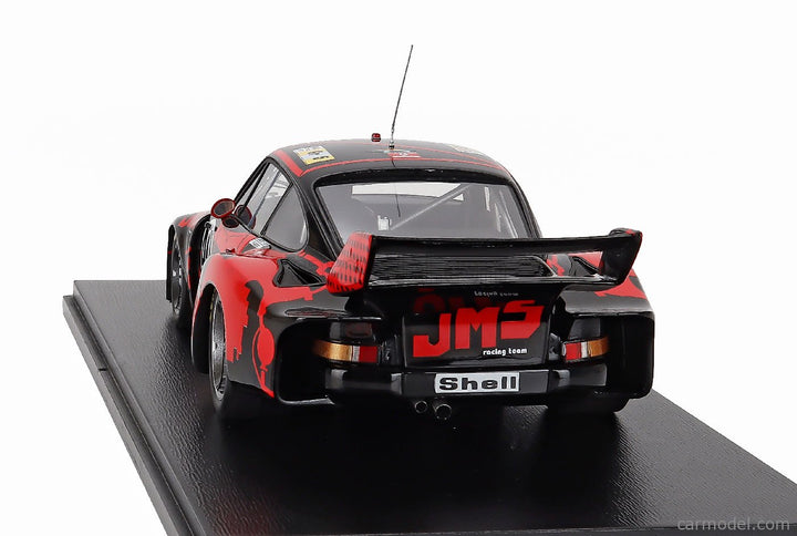 Porsche 935 2.9L F6 Turbo Team Jms Racing N°40 3. Miesto 24h Le Mans 1977 Claude Ballot Lena - Peter Gregg 1:18 Spark Model červená čierna
