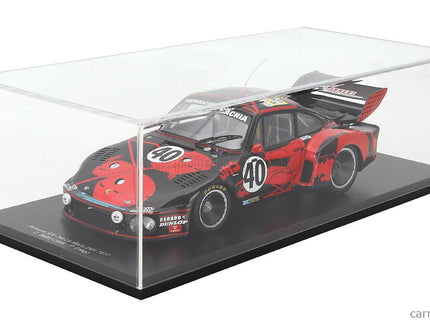 Porsche 935 2.9L F6 Turbo Team Jms Racing N°40 3. Miesto 24h Le Mans 1977 Claude Ballot Lena - Peter Gregg 1:18 Spark Model červená čierna