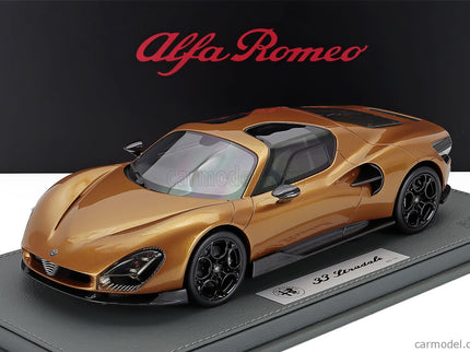 ALFA ROMEO 33 Stradale 2025 1:18 BBR Models Ocra - Ochre