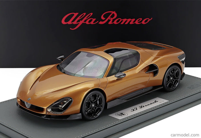 ALFA ROMEO 33 Stradale 2025 1:18 BBR Models Ocra - Ochre