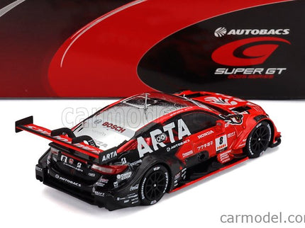 Honda Civic Type R-GT Team Arta Mugen N°8 GT500 Class Super GT 2025 Tomoki Nojiri - Nobuharu Matsushita 1:64 Spark Model oranžová čierna
