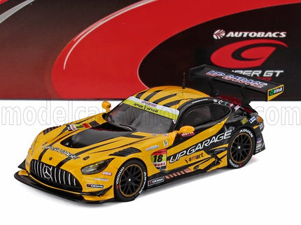 MERCEDES BENZ | AMG GT3 EVO TEAM UPGARAGE N 18 GT300 CLASS SUPER GT 2025 TAKASHI KOBAYASHI - YUTO NOMURA | YELLOW BLACK
