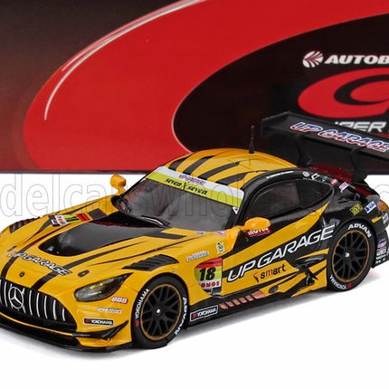 MERCEDES BENZ | AMG GT3 EVO TEAM UPGARAGE N 18 GT300 CLASS SUPER GT 2025 TAKASHI KOBAYASHI - YUTO NOMURA | YELLOW BLACK