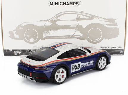 PORSCHE | 911 992 N 953 RALLY DAKAR ROUGHROADS COUPE 2023 | WHITE BLUE