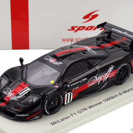 Mclaren F-1 GTR N°11 Víťaz 1000km Monza 1998 Thomas Bscher - Geoff Lees 1:43 Spark Model čierna