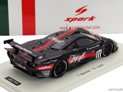 Mclaren F-1 GTR N°11 Víťaz 1000km Monza 1998 Thomas Bscher - Geoff Lees 1:43 Spark Model čierna