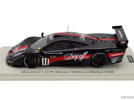 Mclaren F-1 GTR N°11 Víťaz 1000km Monza 1998 Thomas Bscher - Geoff Lees 1:43 Spark Model čierna